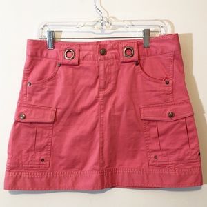 Athleta cargo skirt coral orange 4 (fits big)